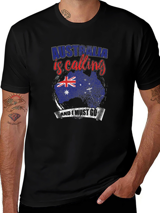 Camiseta Negra Australia is Calling