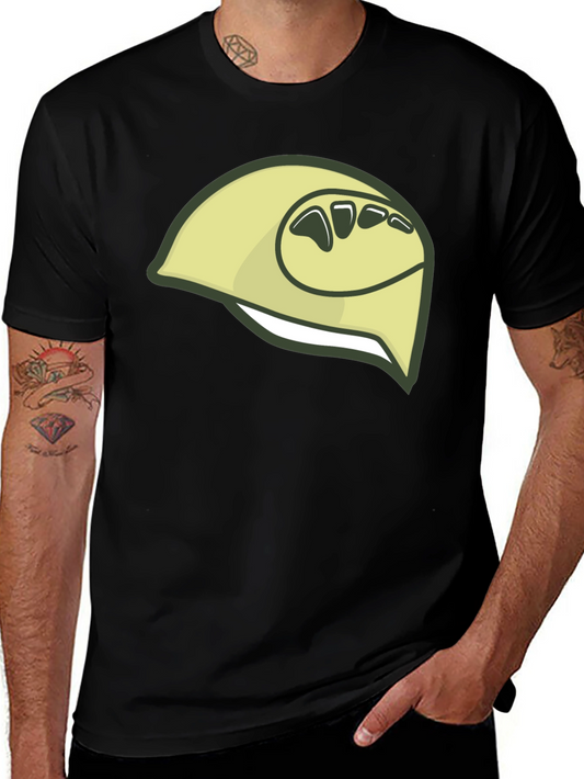 Camiseta Negra con Diseño de Durian Estilizado