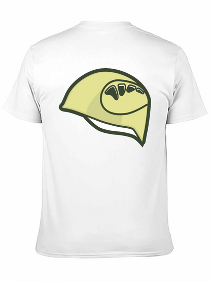 Camiseta Negra con Diseño de Durian Estilizado