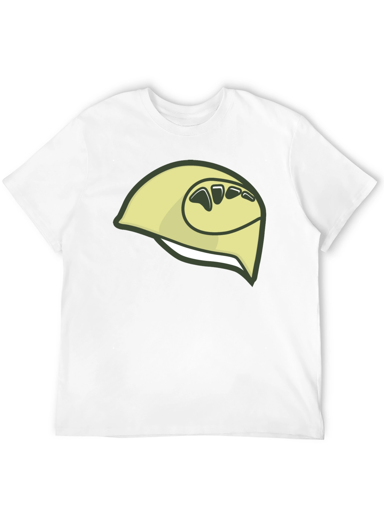 Camiseta Negra con Diseño de Durian Estilizado
