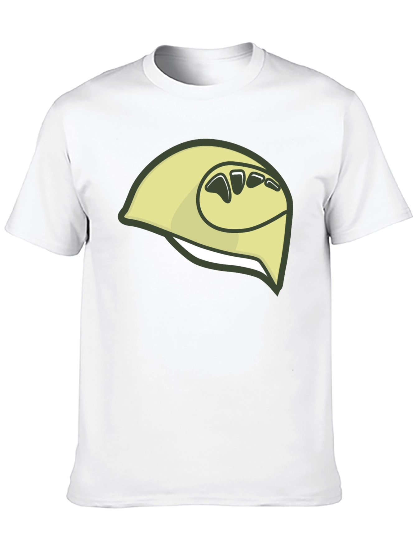 Camiseta Negra con Diseño de Durian Estilizado