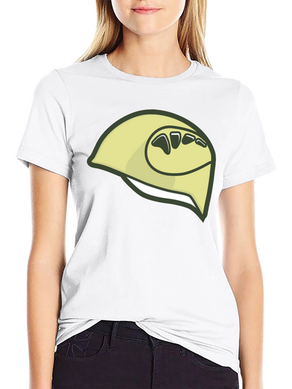 Camiseta Negra con Diseño de Durian Estilizado