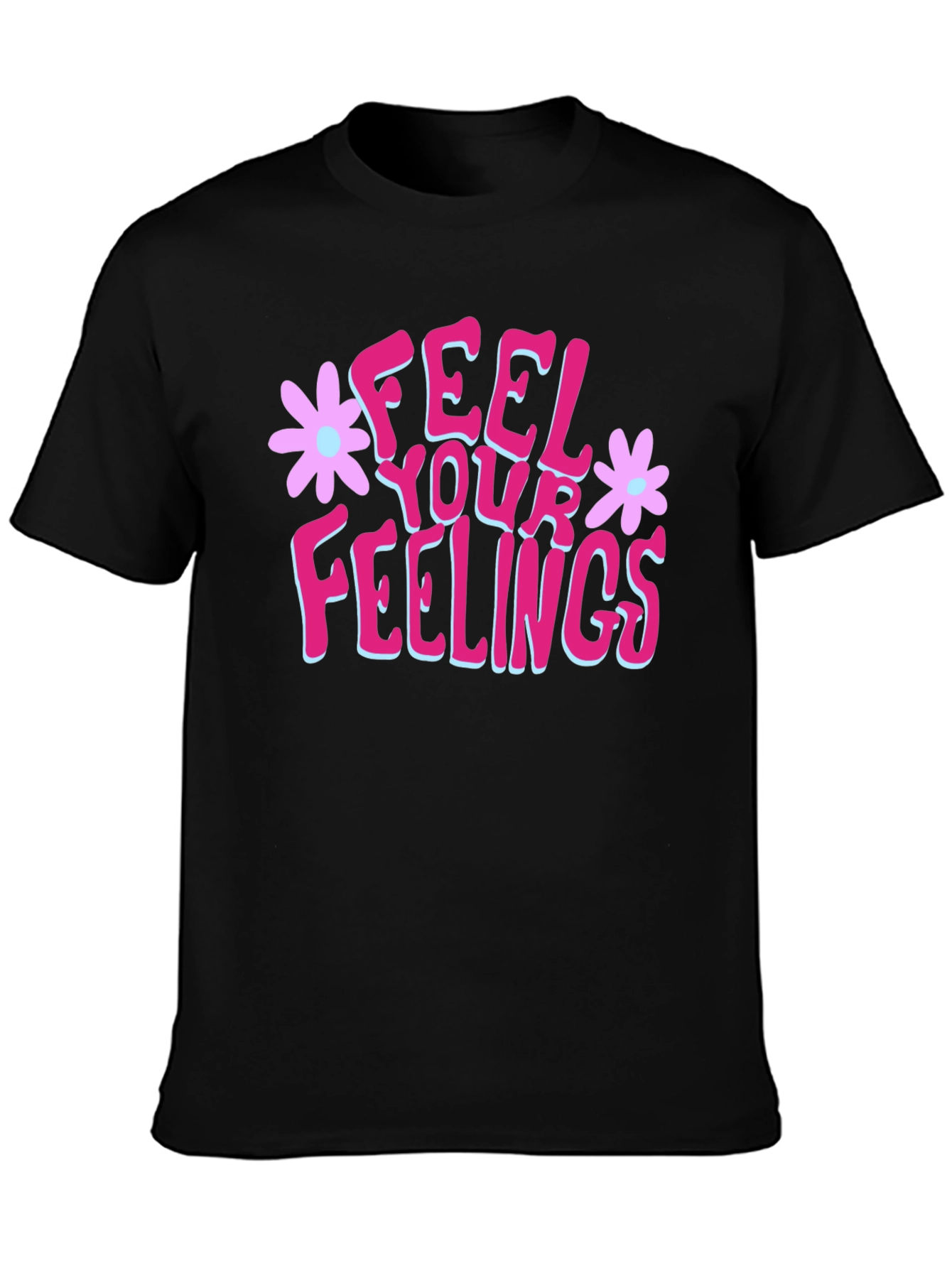 Camiseta Negra Siente Tus Sentimientos