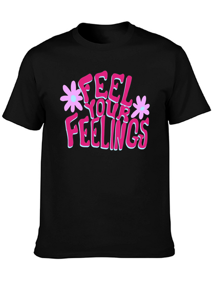 Camiseta Negra Siente Tus Sentimientos
