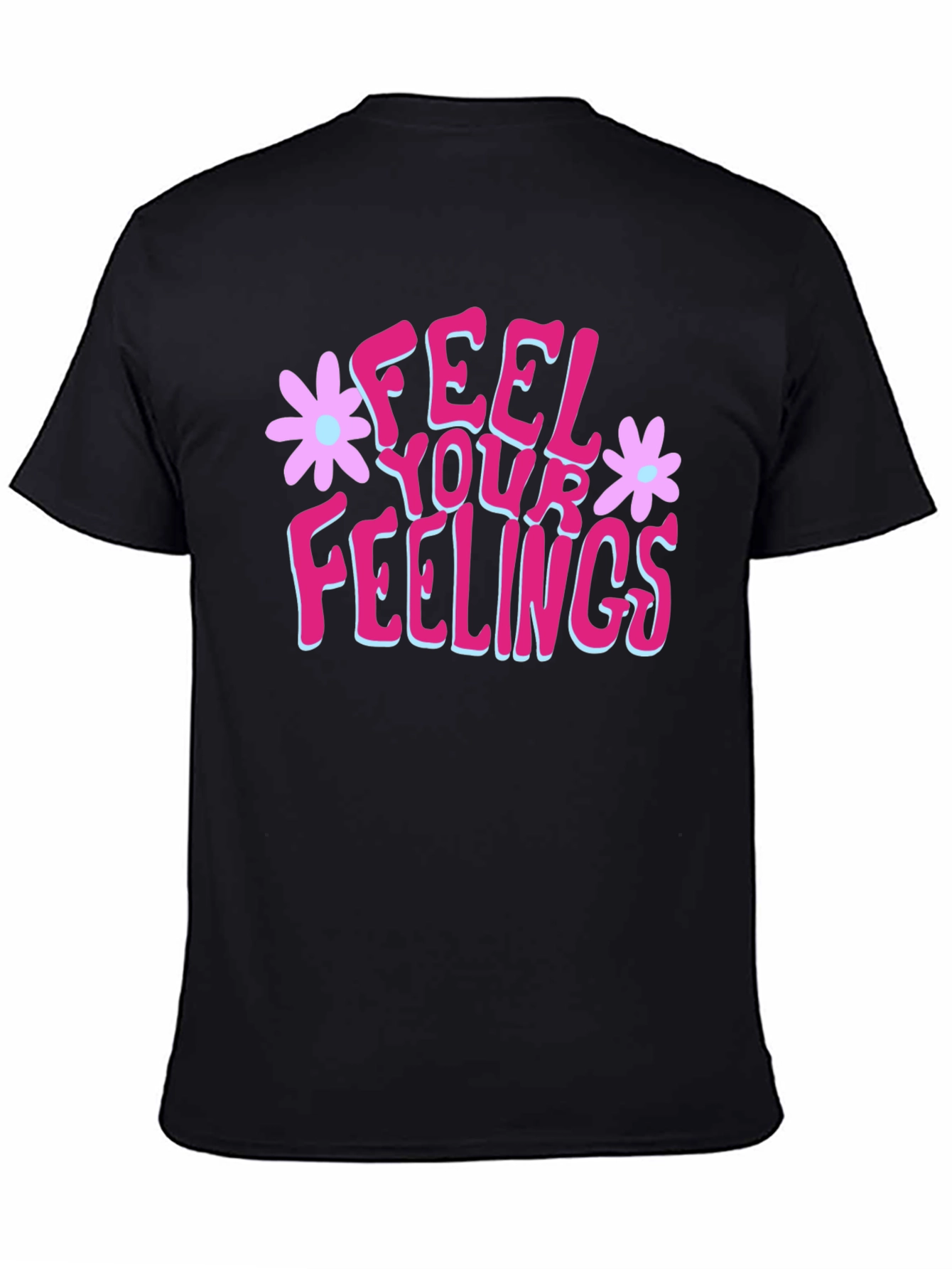 Camiseta Negra Siente Tus Sentimientos