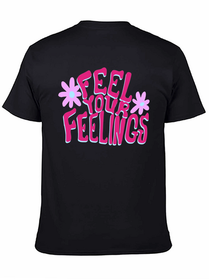 Camiseta Negra Siente Tus Sentimientos