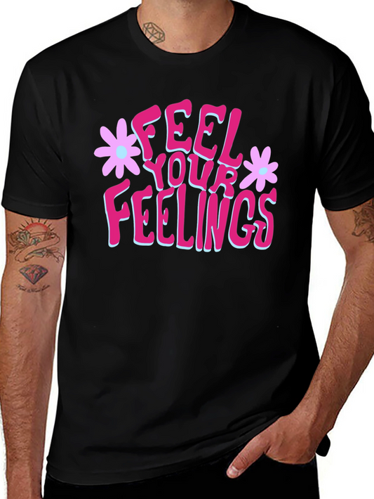 Camiseta Negra Siente Tus Sentimientos