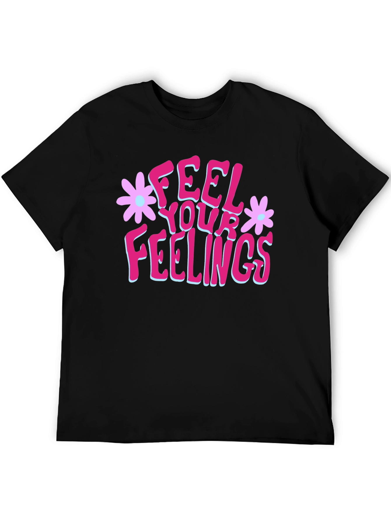 Camiseta Negra Siente Tus Sentimientos