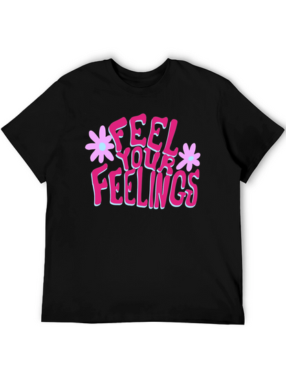 Camiseta Negra Siente Tus Sentimientos