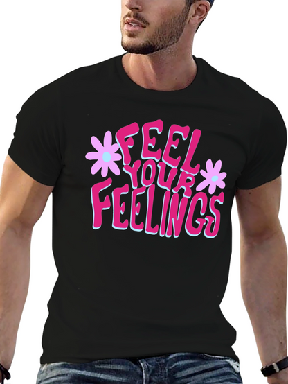 Camiseta Negra Siente Tus Sentimientos