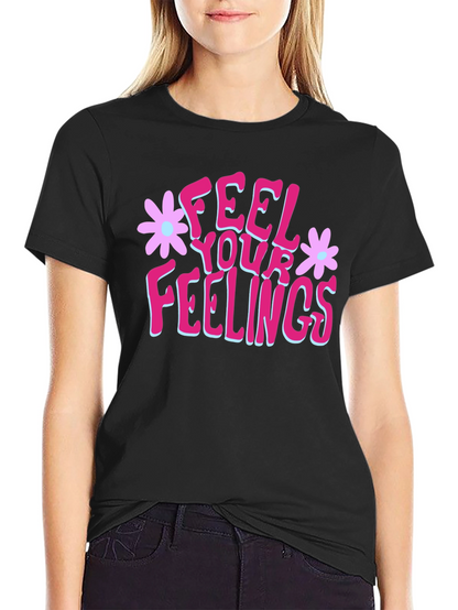 Camiseta Negra Siente Tus Sentimientos