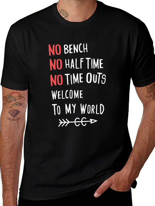 Camiseta Negra con Diseño Divertido Sin Descanso