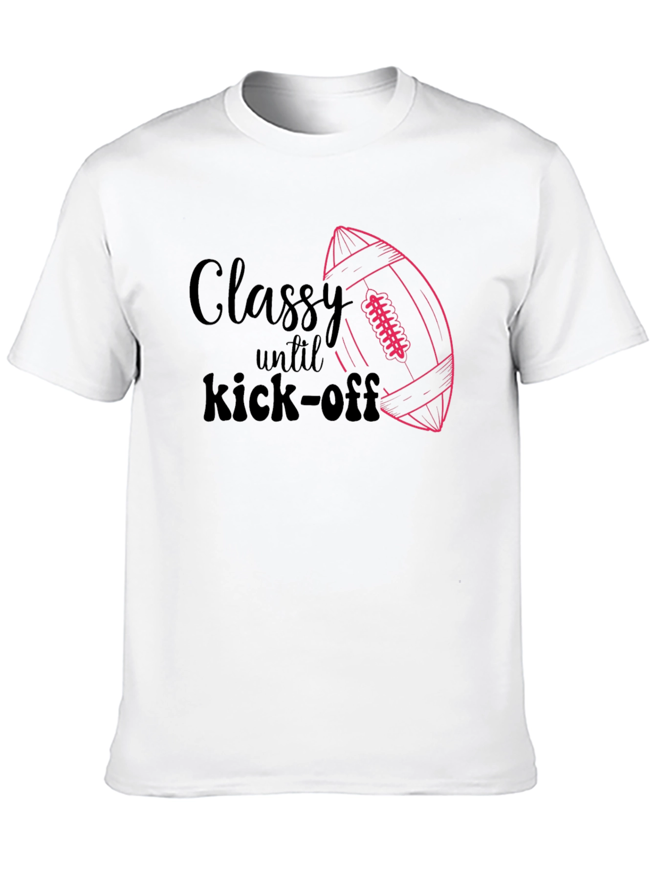 Camiseta Negra Clase hasta el Kick-Off