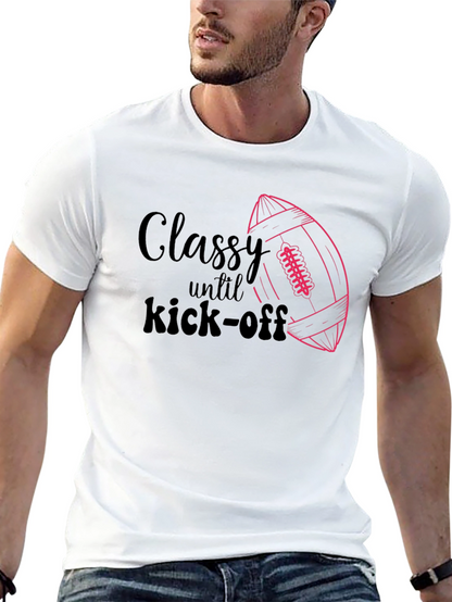 Camiseta Negra Clase hasta el Kick-Off