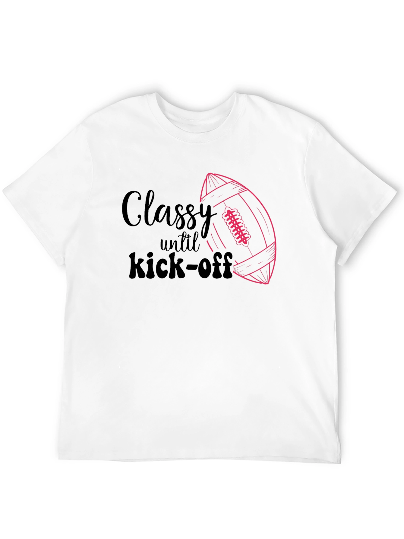 Camiseta Negra Clase hasta el Kick-Off