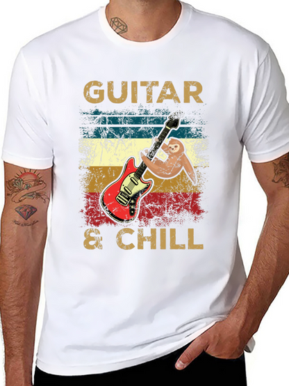 Camiseta Guitarra & Chill Algodón Suave