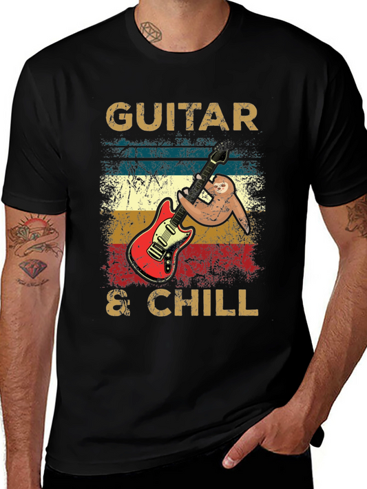 Camiseta Guitarra & Chill Algodón Suave