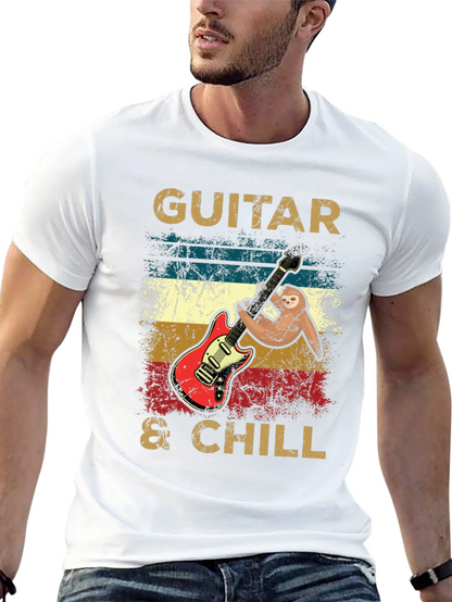 Camiseta Guitarra & Chill Algodón Suave