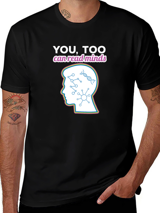 Camiseta Negra: Tú También Puedes Leer Mentes