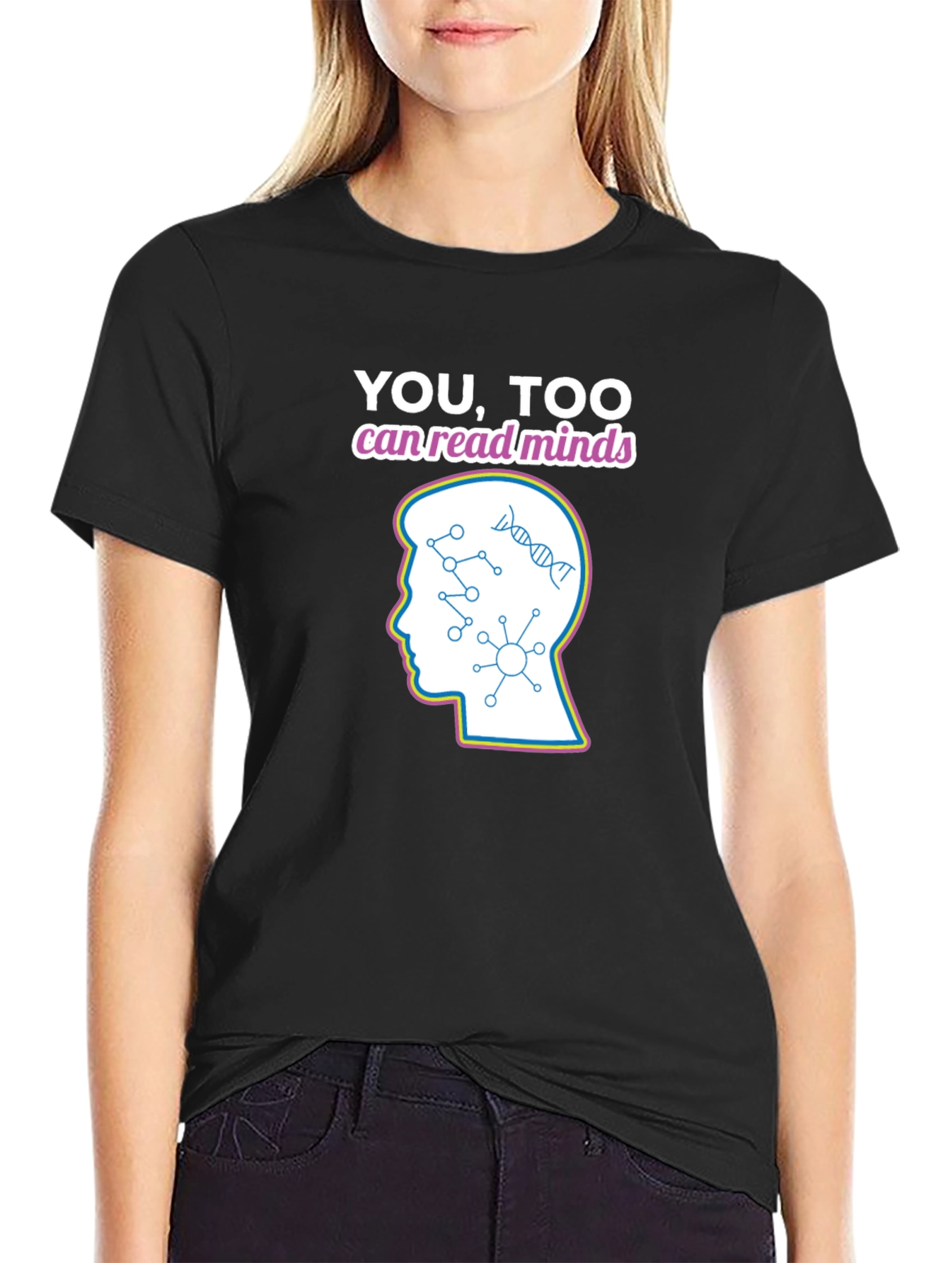 Camiseta Negra: Tú También Puedes Leer Mentes