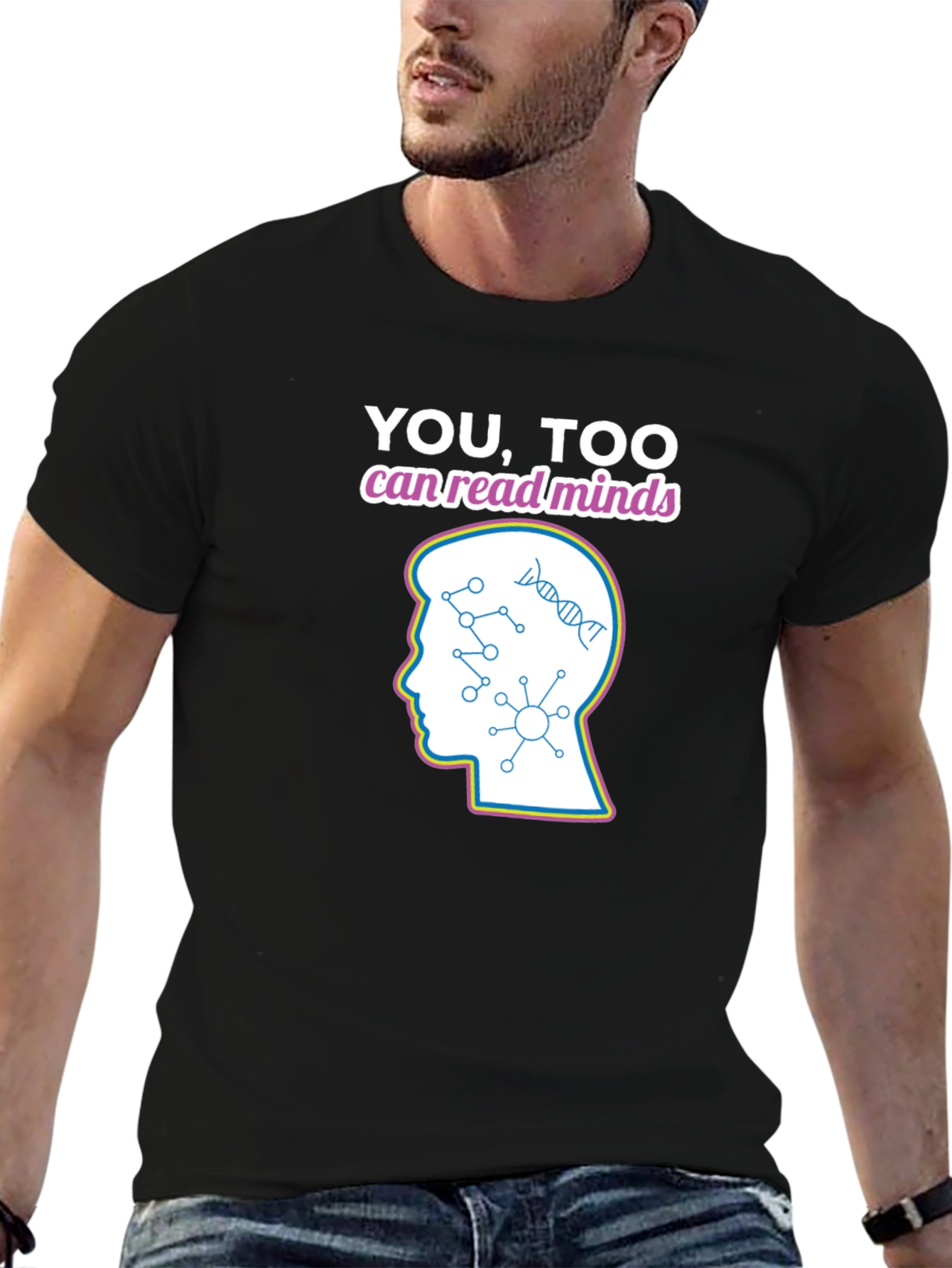 Camiseta Negra: Tú También Puedes Leer Mentes