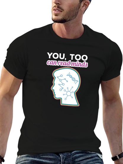 Camiseta Negra: Tú También Puedes Leer Mentes