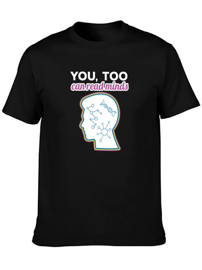 Camiseta Negra: Tú También Puedes Leer Mentes