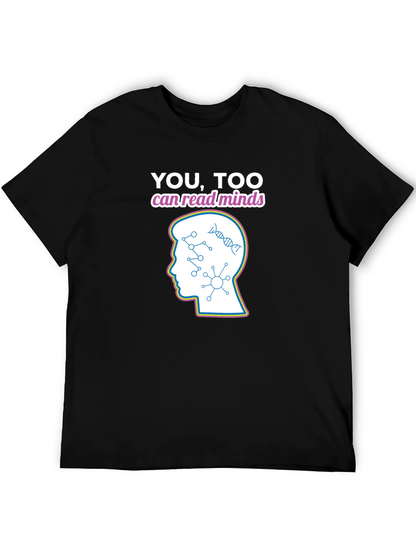 Camiseta Negra: Tú También Puedes Leer Mentes