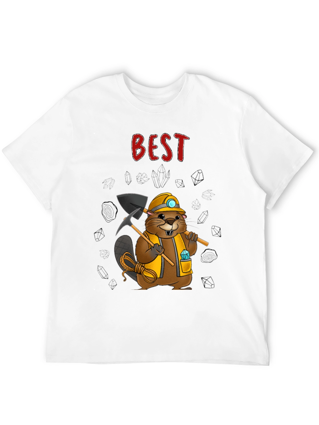 Camiseta Negra: El Mejor Minero Castor
