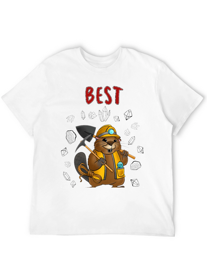 Camiseta Negra: El Mejor Minero Castor