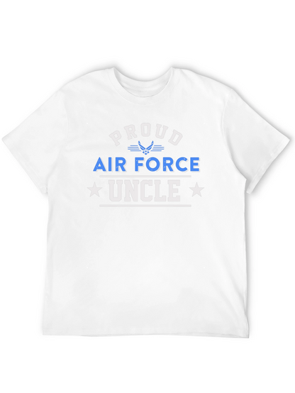 Camiseta Negra: Orgulloso Tío de la Fuerza Aérea