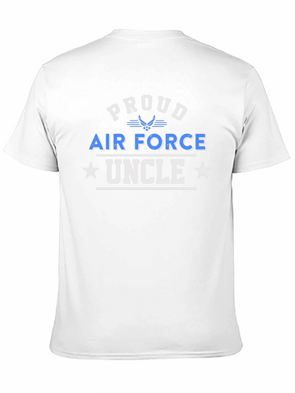 Camiseta Negra: Orgulloso Tío de la Fuerza Aérea