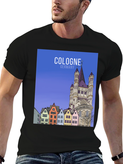 Camiseta Negra Cologne Alemania