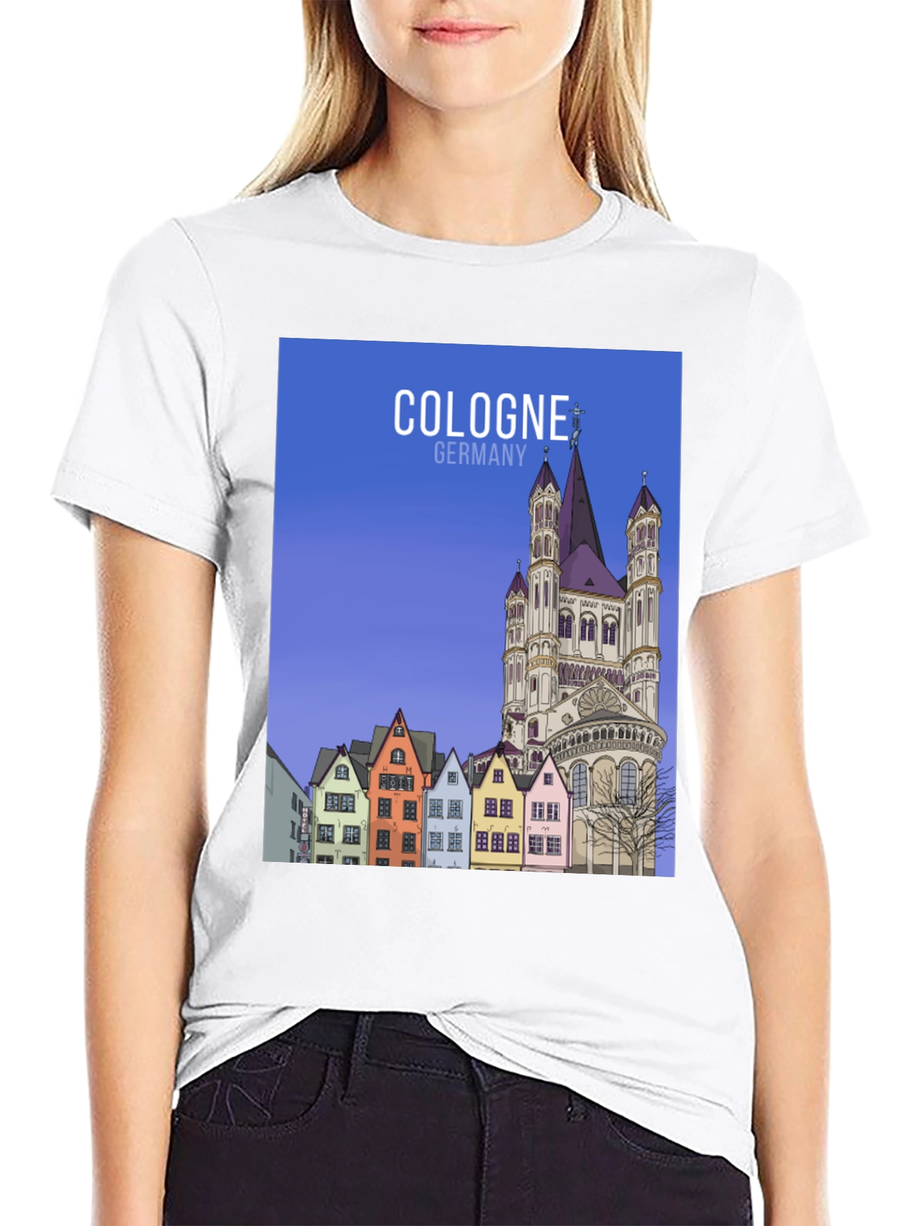 Camiseta Negra Cologne Alemania