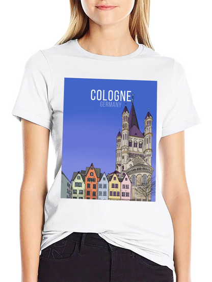 Camiseta Negra Cologne Alemania