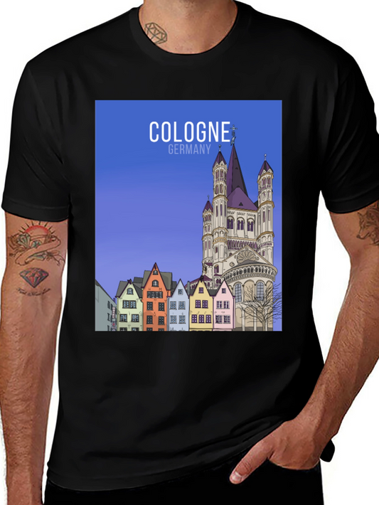 Camiseta Negra Cologne Alemania
