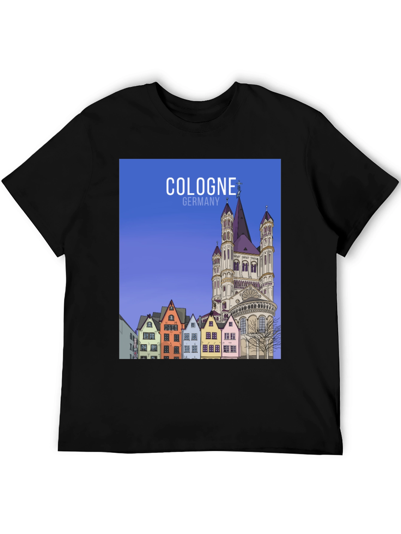 Camiseta Negra Cologne Alemania
