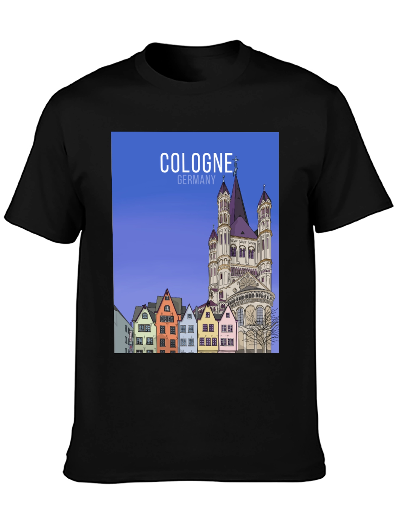 Camiseta Negra Cologne Alemania
