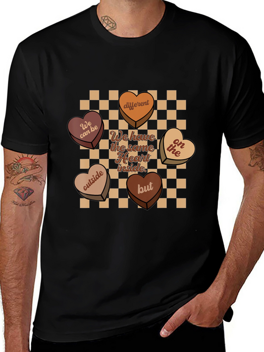 Camiseta con Diseño de Corazones de San Valentín