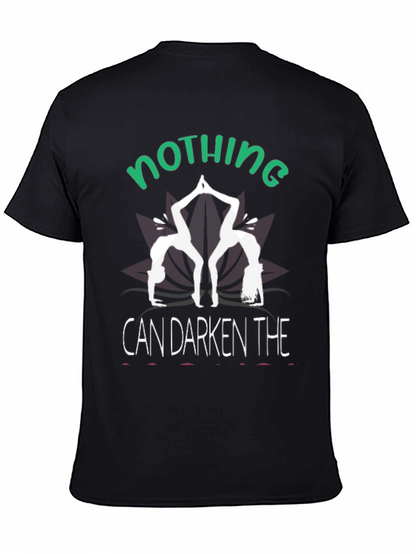 Camiseta Negra Yoga: Nada Puede Oscurecer