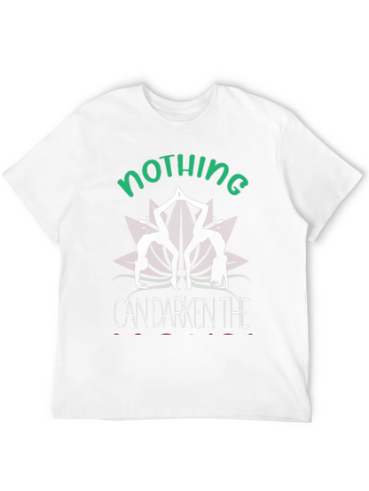 Camiseta Negra Yoga: Nada Puede Oscurecer