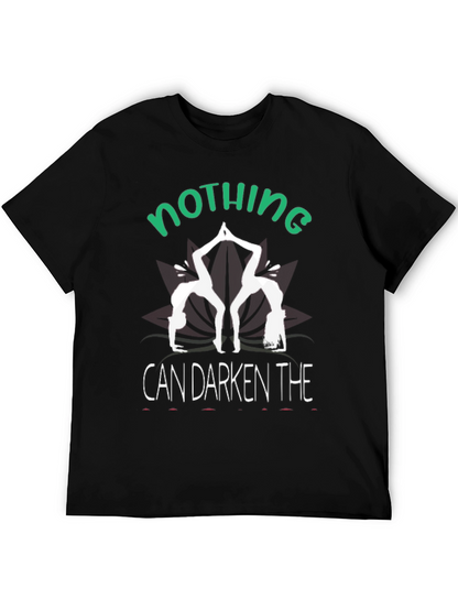 Camiseta Negra Yoga: Nada Puede Oscurecer
