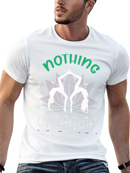 Camiseta Negra Yoga: Nada Puede Oscurecer