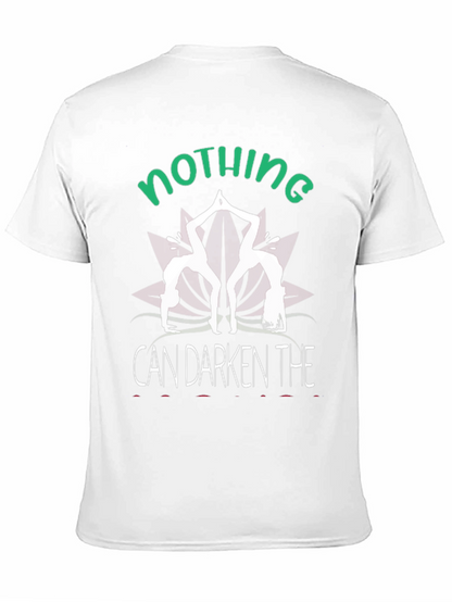 Camiseta Negra Yoga: Nada Puede Oscurecer