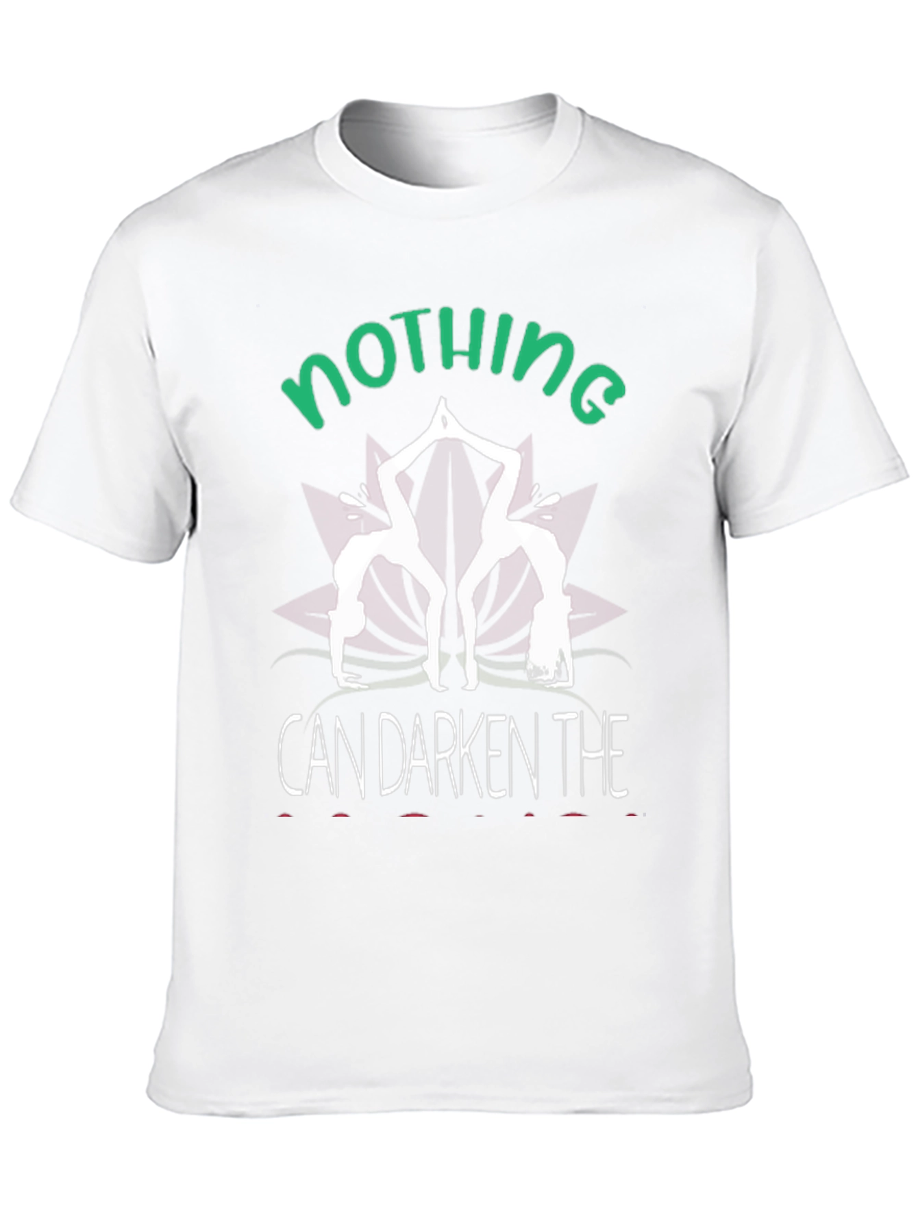Camiseta Negra Yoga: Nada Puede Oscurecer