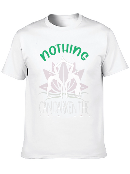 Camiseta Negra Yoga: Nada Puede Oscurecer