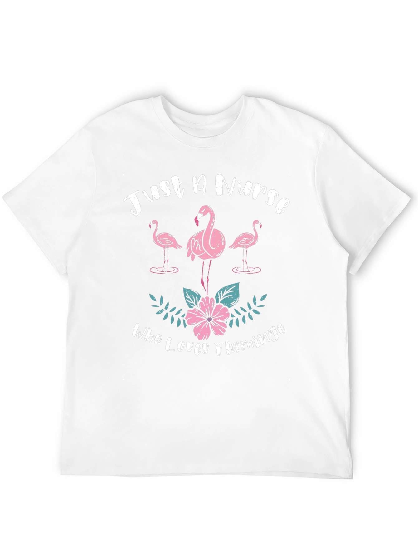 Camiseta Negra Solo Una Enfermera Que Ama Los Flamencos