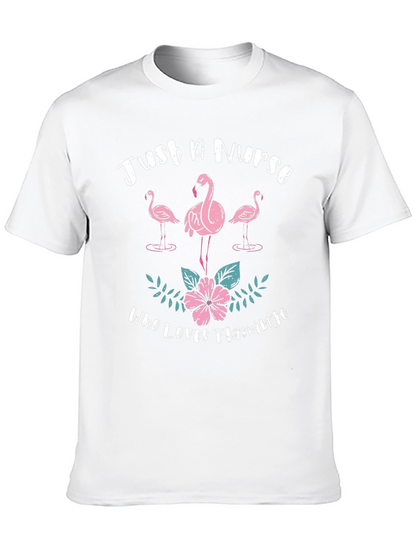 Camiseta Negra Solo Una Enfermera Que Ama Los Flamencos