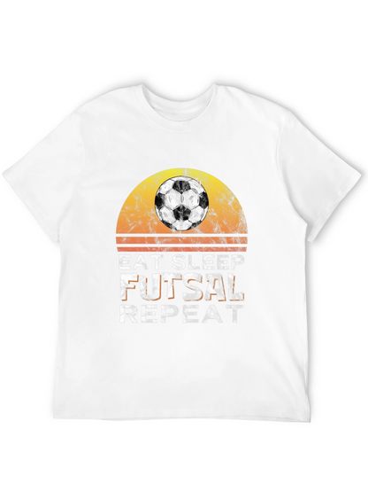 Camiseta Fútbol Sala Hombre - Eat Sleep Futsal Repeat