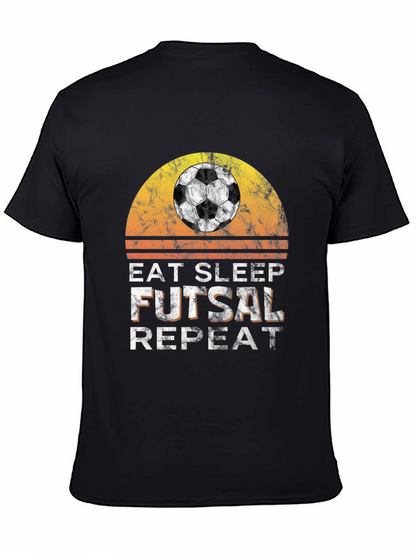 Camiseta Fútbol Sala Hombre - Eat Sleep Futsal Repeat